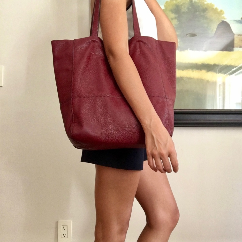 EW Boutique Burgundy Tote